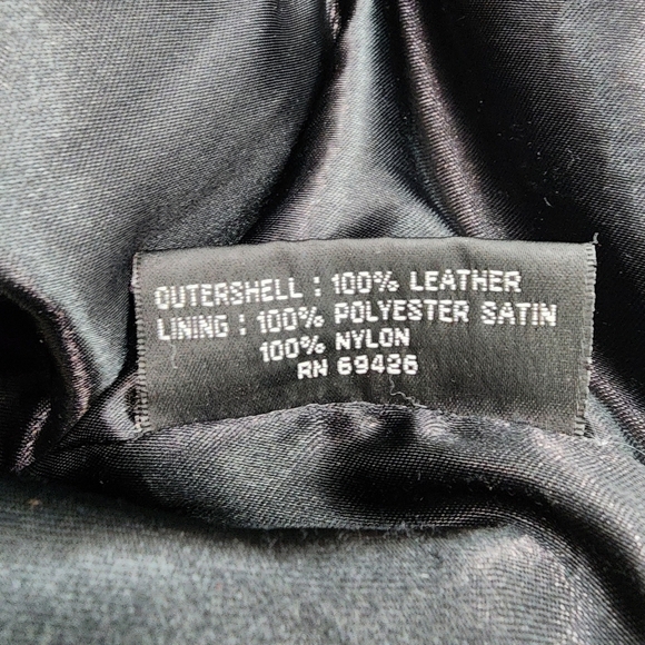 Maxima Wilsons Women's 100% Leather Button Front Moto Jacket Bikercore- S - Picture 7 of 7